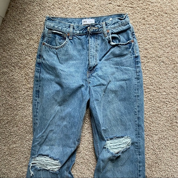 Zara Wide Leg Jeans - Picture 2 of 2